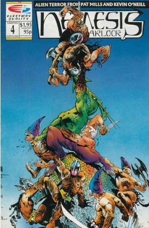 Nemesis the Warlock (Fleetway/Quality) 4 published by Fleetway Quality with cover art by Sam Kieth