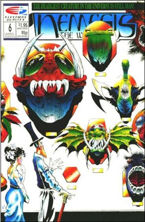 Nemesis the Warlock (Fleetway/Quality) 6 published by Fleetway Quality with cover art by Sam Kieth