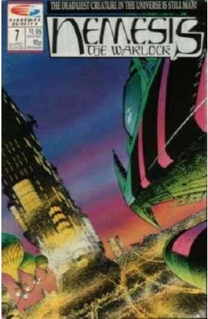 Nemesis the Warlock (Fleetway/Quality) 7 published by Fleetway Quality with cover art by Sam Kieth