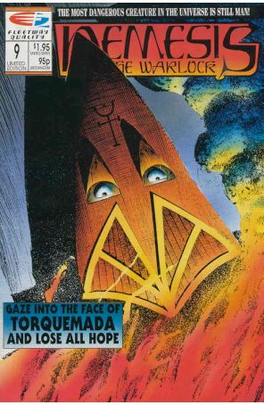 Nemesis the Warlock (Fleetway/Quality) 9 published by Fleetway Quality with cover art by Sam Kieth