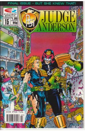Psi-Judge Anderson 15 published by Fleetway Quality