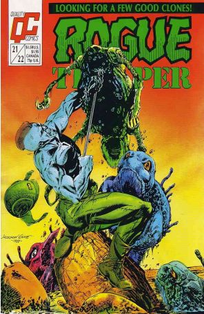 Rogue Trooper (1st Series) 21 published by Fleetway Quality with cover art by Butch Guice