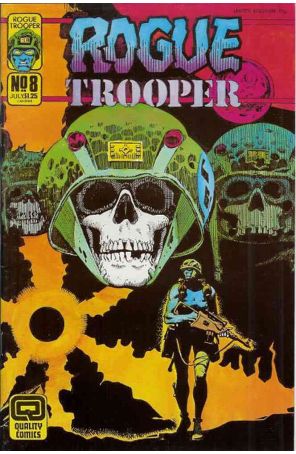 Rogue Trooper (1st Series) 8 published by Fleetway Quality with cover art by Dave Gibbons