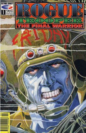 Rogue Trooper (2nd Series) 1 published by Fleetway Quality with cover art by Ron Smith