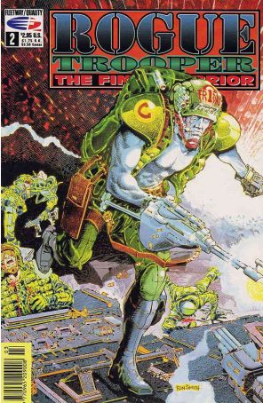 Rogue Trooper (2nd Series) 2 published by Fleetway Quality with cover art by Ron Smith