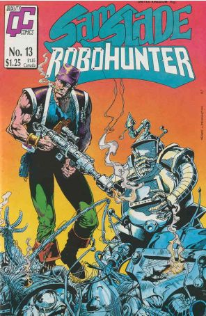 Sam Slade, Robo-Hunter 13 published by Fleetway Quality with cover art by Bart Sears