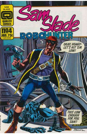 Sam Slade, Robo-Hunter 4 published by Fleetway Quality with cover art by Ian Gibson