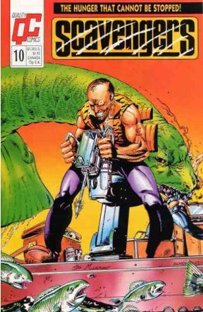 Scavengers (Fleetway/Quality) 10 published by Fleetway Quality with cover art by Butch Guice