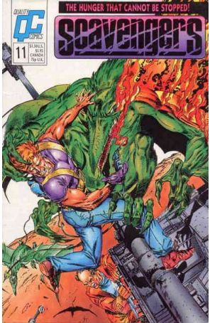 Scavengers (Fleetway/Quality) 11 published by Fleetway Quality with cover art by Butch Guice