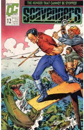 Scavengers (Fleetway/Quality) 12 published by Fleetway Quality with cover art by Butch Guice