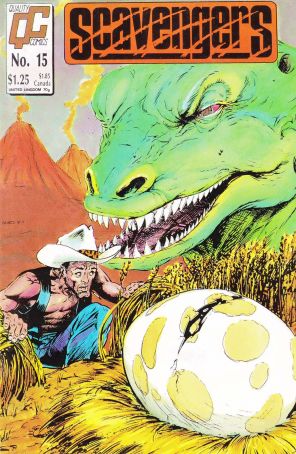 Scavengers (Fleetway/Quality) 15 published by Fleetway Quality with cover art by Bart Sears