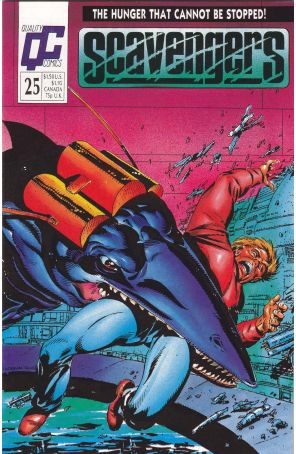 Scavengers (Fleetway/Quality) 25 published by Fleetway Quality with cover art by Jackson Guice