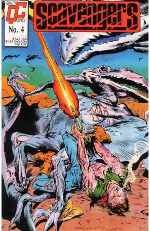 Scavengers (Fleetway/Quality) 4 published by Fleetway Quality with cover art by Bart Sears