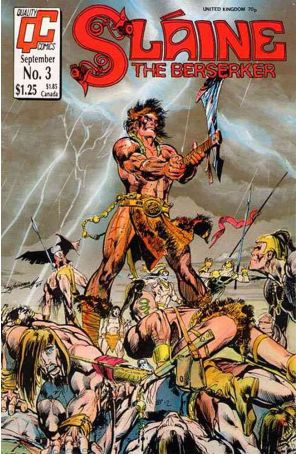 Slaine the Berserker 3 published by Fleetway Quality with cover art by Tom Grindberg