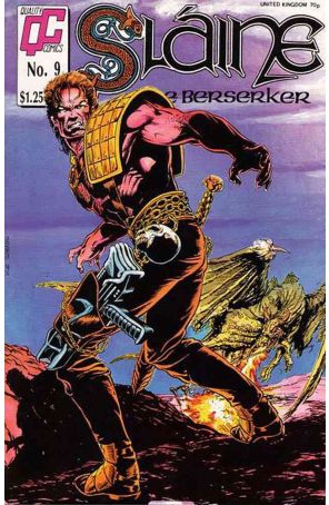 Slaine the Berserker 9 published by Fleetway Quality with cover art by Bart Sears