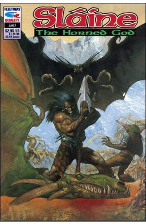 Slaine the Horned God 3 published by Fleetway Quality