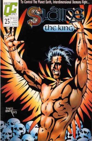 Slaine the King 25 published by Fleetway Quality with cover art by Randy Elliott