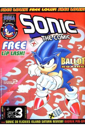 Sonic the Comic 101 published by Fleetway Quality