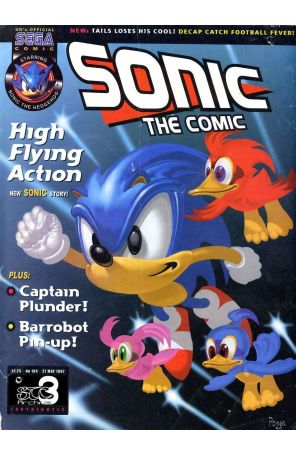 Sonic the Comic 104 published by Fleetway Quality