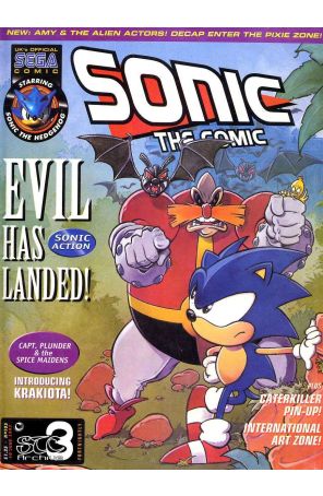 Sonic the Comic 105 published by Fleetway Quality