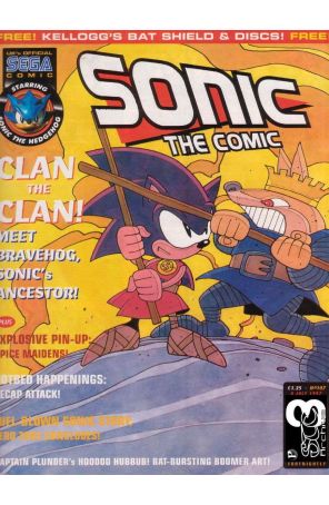 Sonic the Comic 107 published by Fleetway Quality