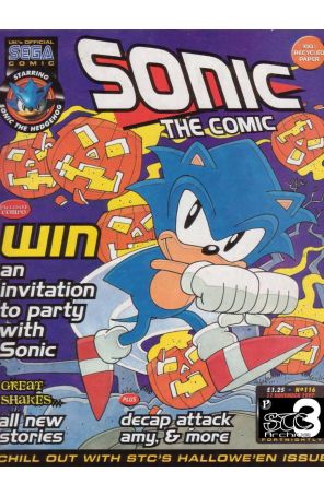 Sonic the Comic 116 published by Fleetway Quality