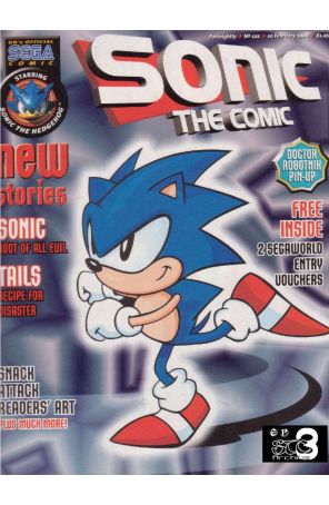 Sonic the Comic 122 published by Fleetway Quality