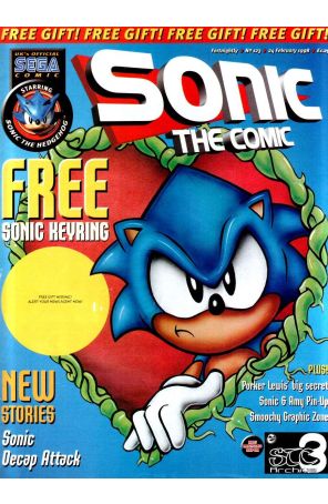 Sonic the Comic 123 published by Fleetway Quality