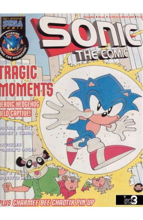 Sonic the Comic 124 published by Fleetway Quality
