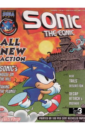 Sonic the Comic 126 published by Fleetway Quality