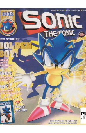 Sonic the Comic 142 published by Fleetway Quality