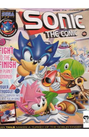 Sonic the Comic 144 published by Fleetway Quality