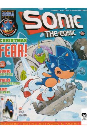 Sonic the Comic 145 published by Fleetway Quality