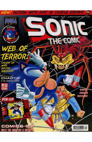 Sonic the Comic 152 published by Fleetway Quality