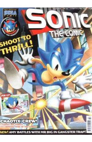 Sonic the Comic 154 published by Fleetway Quality