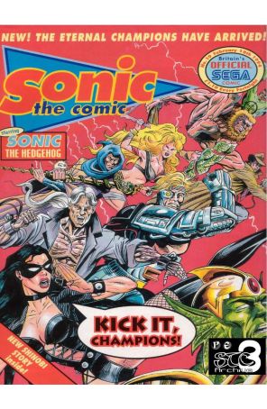 Sonic the Comic 19 published by Fleetway Quality