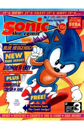 Sonic the Comic 2 published by Fleetway Quality