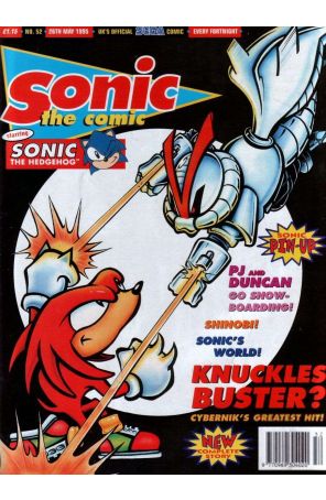 Sonic the Comic 52 published by Fleetway Quality