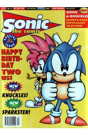 Sonic the Comic 53 published by Fleetway Quality