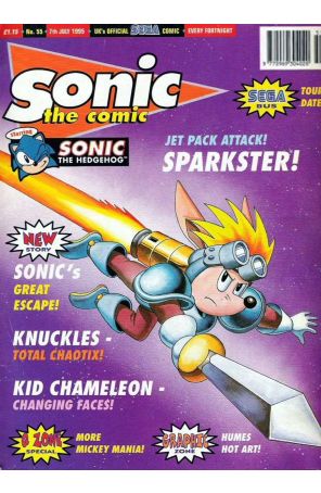 Sonic the Comic 55 published by Fleetway Quality