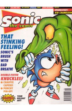 Sonic the Comic 56 published by Fleetway Quality