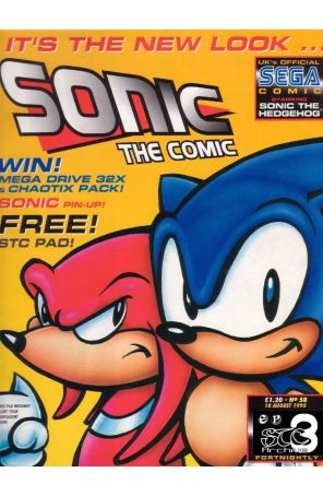 Sonic the Comic 58 published by Fleetway Quality