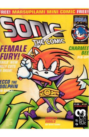 Sonic the Comic 62 published by Fleetway Quality