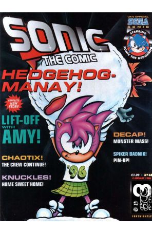 Sonic the Comic 68 published by Fleetway Quality
