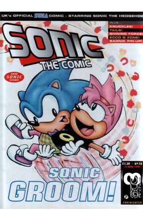 Sonic the Comic 75 published by Fleetway Quality