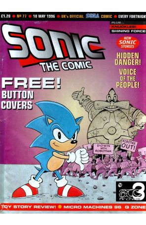 Sonic the Comic 77 published by Fleetway Quality