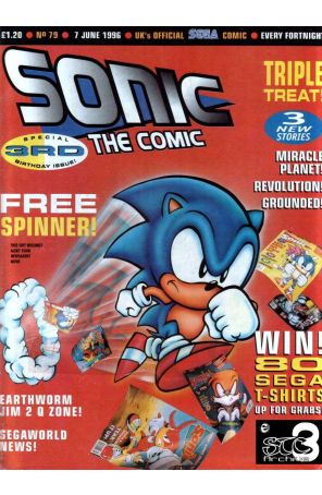 Sonic the Comic 79 published by Fleetway Quality