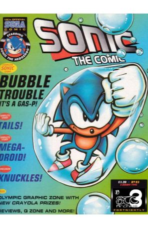 Sonic the Comic 83 published by Fleetway Quality