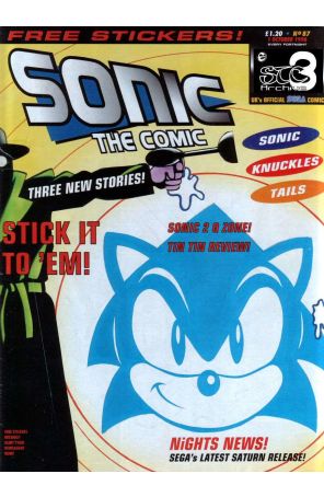 Sonic the Comic 87 published by Fleetway Quality