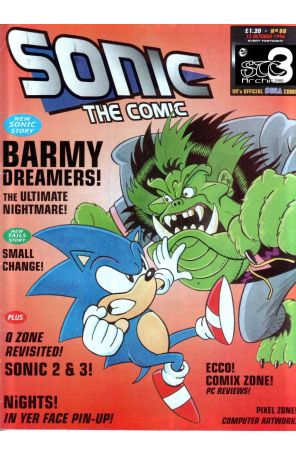 Sonic the Comic 88 published by Fleetway Quality